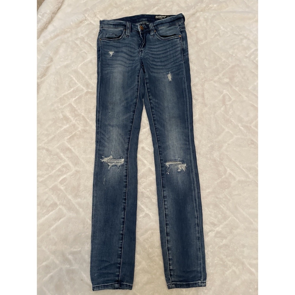 Blank NYC Womens Jeans Size 24 Ripped Distressed Destroyed‎ Denim